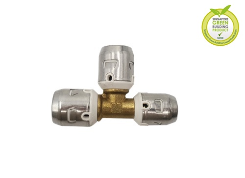 PEX Push-Fit Reducing Tee (Type F6)